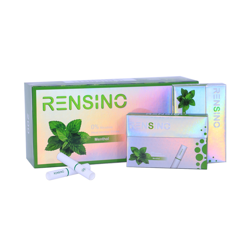 Rensino Heat Not Burn 0% Nicotine Herbal Sticks Menthol