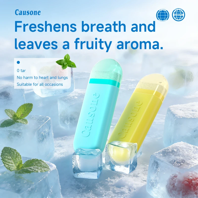 100% Natural Fruit & Mint Mouth Freshener Inhaler Nicotine-Free Stick Quit Smoking Aid Portable Aromatherapy Stick