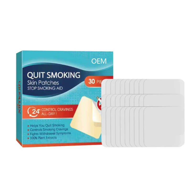 5 Piece Fabric Certified Quit Smoking Patch Immunity Improvement Anti Mold Anti Bacterial 100% Natural for Body Mouth