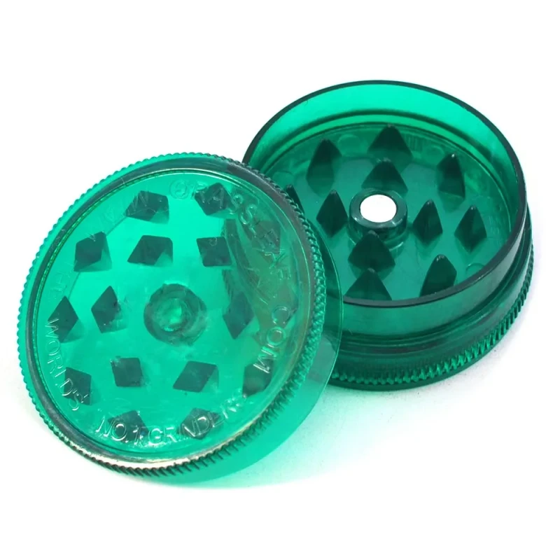 60mm 3part Plastic Smoking Herb Grinder