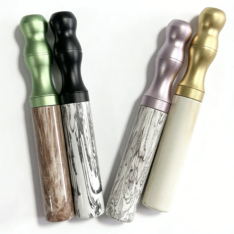Calming Stress Reducing Aromatherapy Aluminum Manual Fumar Quit for Stick Smokeless Inhaler Flavored Air Device