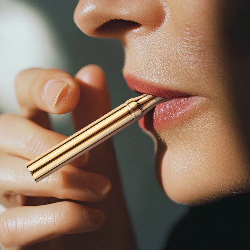 Calming Stress Reducing Aromatherapy Stainless Steel Quit Smoking Stick Smokeless Inhaler Flavored air Device