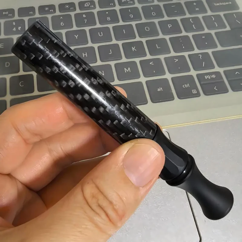 Carbon Fiber + Black Mouthpiece High end Inhaler Healthy Smoking Alternatives Nicotine Replacements Business Smoking