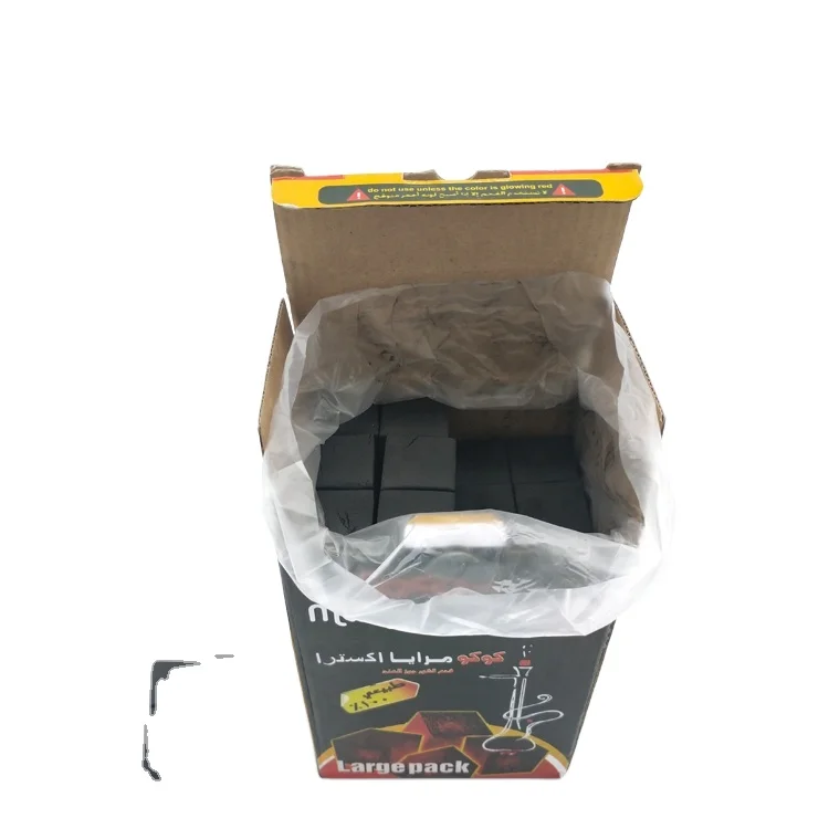 Coconut Shell Cube Hookah Charcoal