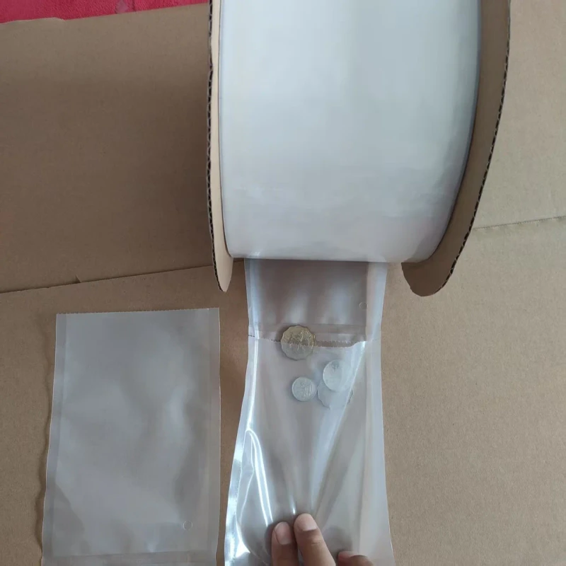 Custom Printed Auto Bags On Roll Pre Roll Tube Packaging Plastic Film Automatic Packing Poly Bagging Solution
