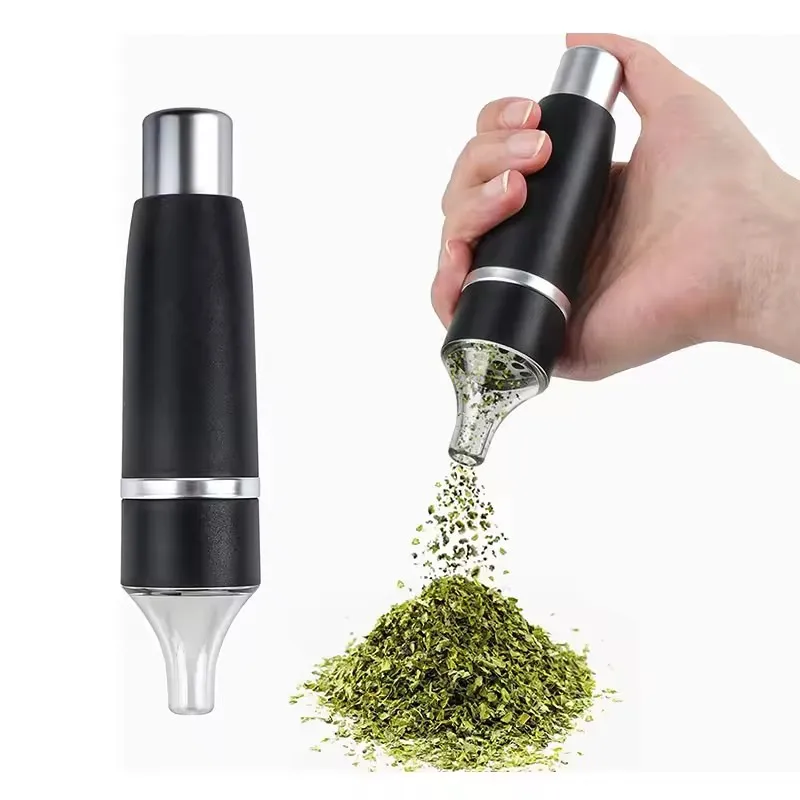 Easy Cleaning Detachable Hand Manual Press Pen Metal Herb Grinder Vanilla Hay Press Smoking Electric Tobacco Grinders