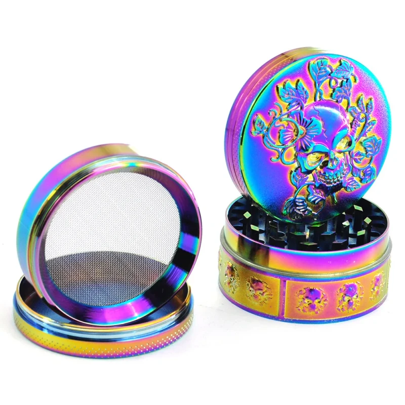 Factory Direct Smoking Accessories Herb 50mm Custom Logo Metal Tobacco Grinder