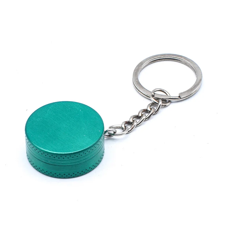 Fashionable Zinc Alloy 30x30mm Disc Sublimation Tobacco Shredder CNC Machining Accessories Smoking Wire EDM Drilling for