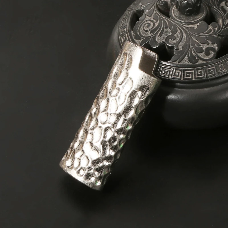 Futeng Vintage Metal Lighter case Meteor Crater Design 3d Lighter Holder High end Accessory Suitable for J6 Lighters