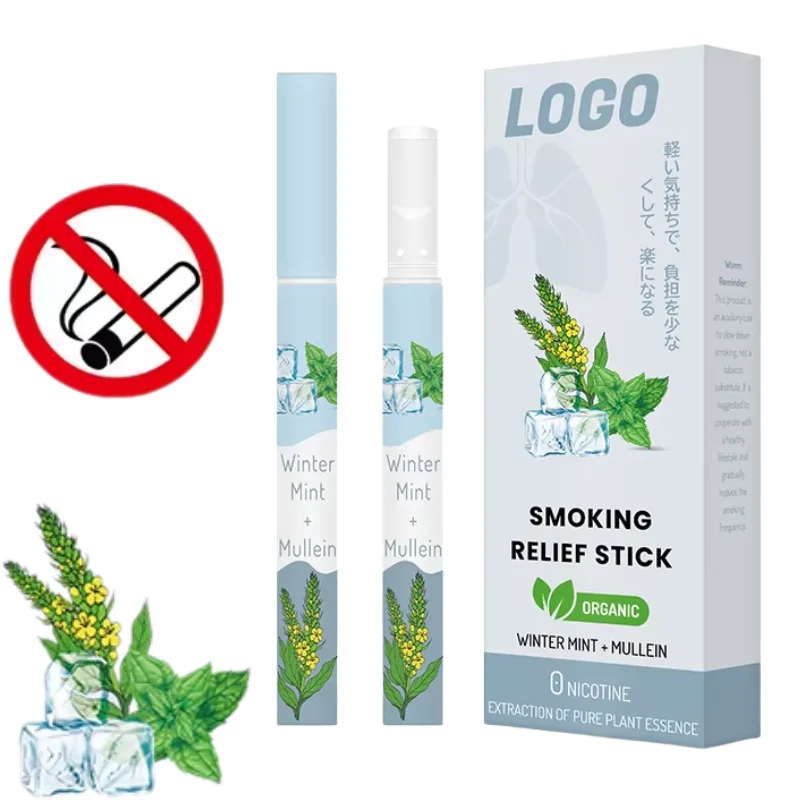 Healthy Harmless Mint Smell Effective Fresh Scent Soothing Cough Cessation Care Product Assist Smoking Sticks
