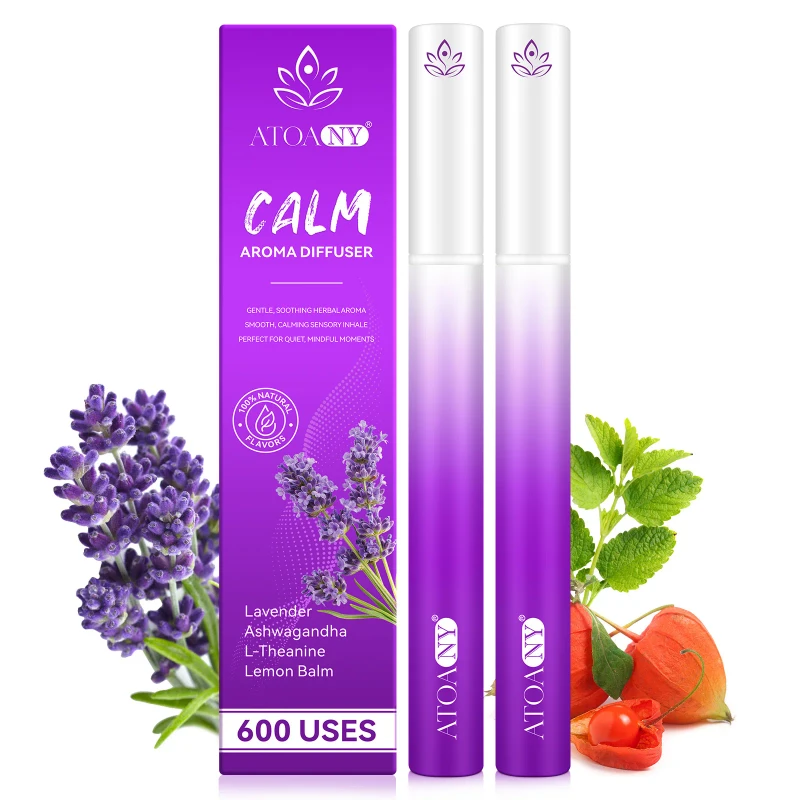 Herbal Calm Lung Natural Smoking Alternative Aroma Diffuser Pen Lavender Aroma Diffuser Inhale Pen
