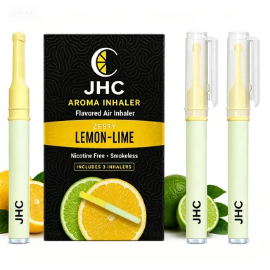 High Quality Flavor Air Device with Core Inhaler Stick Breathing Meditation Aid Oil Aromatherapy for Quit Smoking