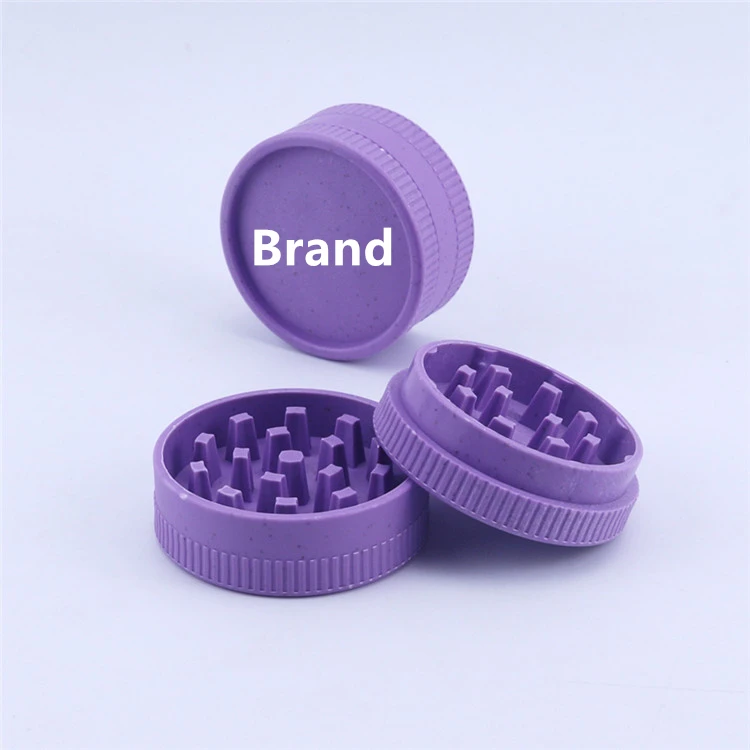 Melt in Soil Biodegradable Grinding Machine Handy Mini Spice Crusher Tobacco Smoking Accessories Plastic Fiber Grinder for Herb