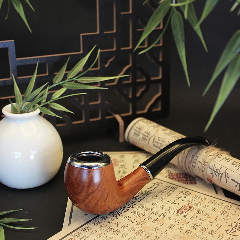 Men's Portable Micro porous Filter Tip Resin Tube Detachable Cigarette Wooden Tube Barbecue Filter Tip