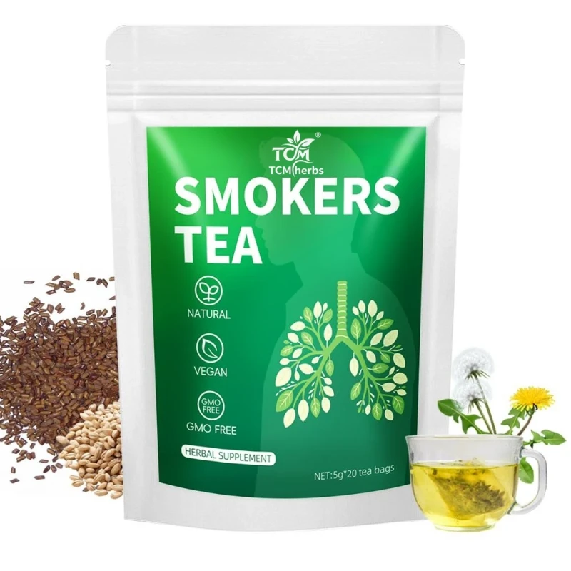 Natural Herbal Smokers Tea for Lung Detox Cleanse Quit Smoking Support Beauty Products with Soothing Ingredients for Women