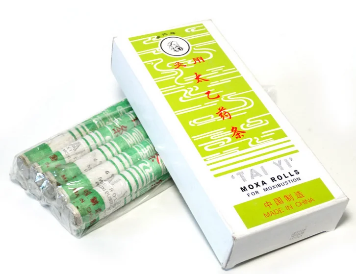 Natural Tobacco Velvet Moxibustion Blood Circulation Moxa Moxibustion with for Disinfect and Relieve Body Pain