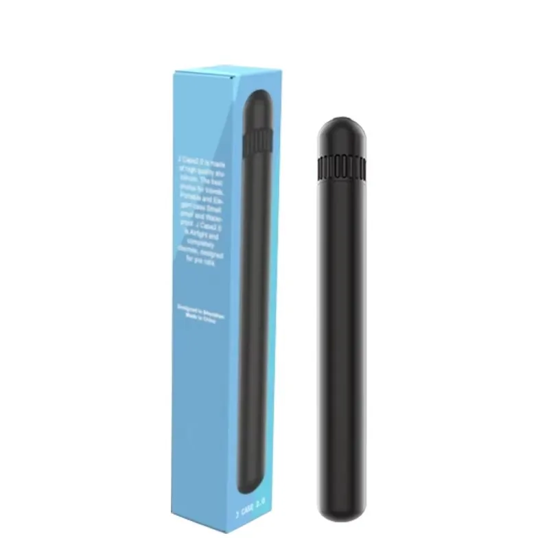 New Design OEM J Case 2.0 Customized Aluminum Metal Premium Storage Cigarette Tubes Container for Smoking