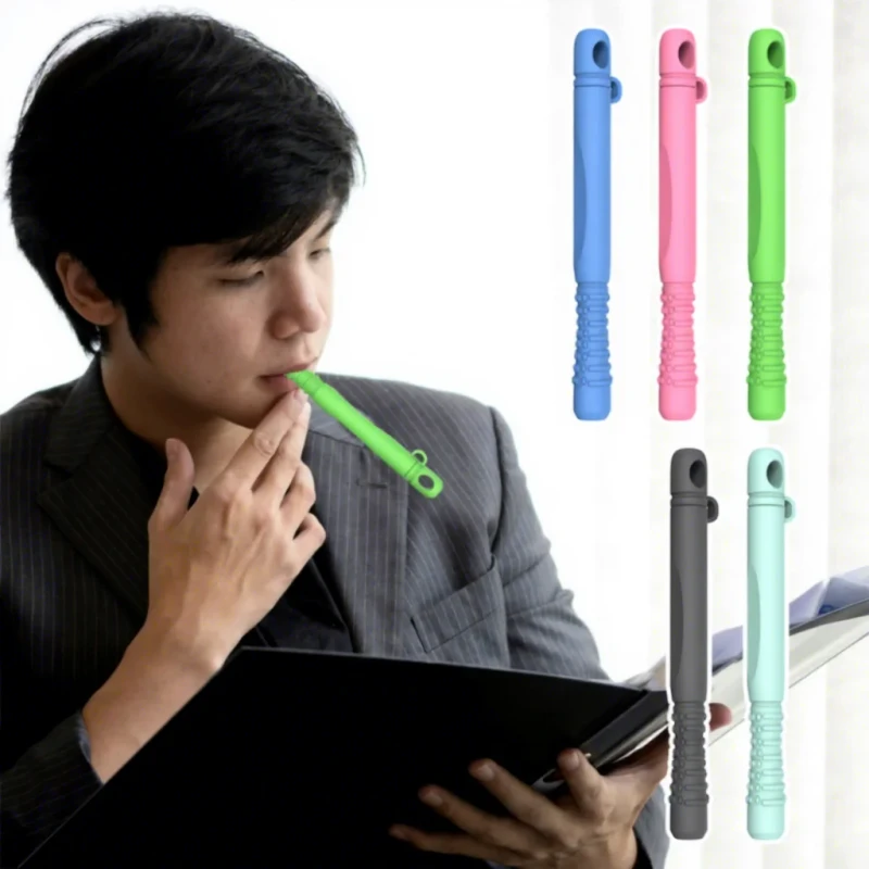 New Design Silicone Essential Oil Sticks Quit Smoking Tool BPA Free Silicone Chewable Breather Sticks