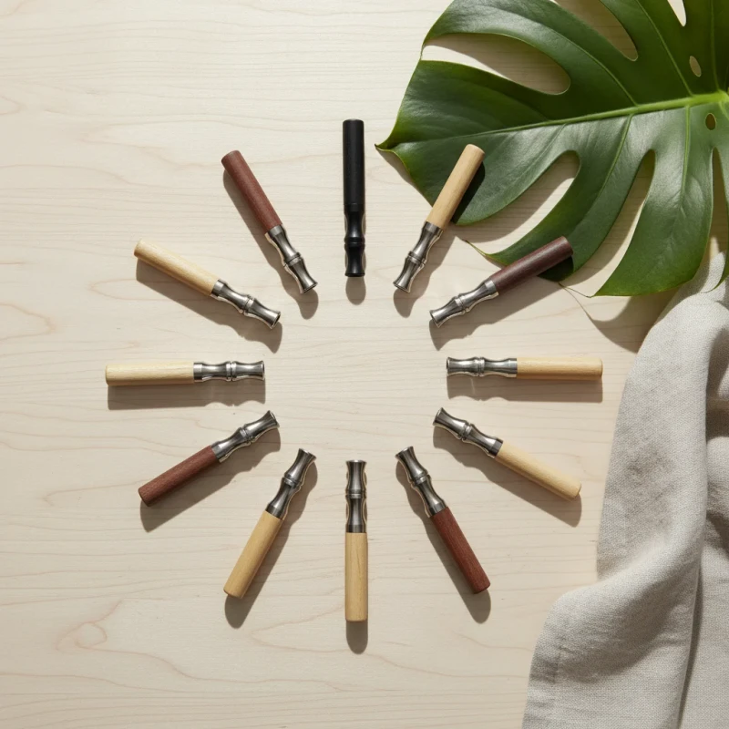 Nicotine-Free Smokeless Air Inhaler Quit Smoking Inhaler Stick Wood Energy Bar Stop Smoking Custom Name or Logo