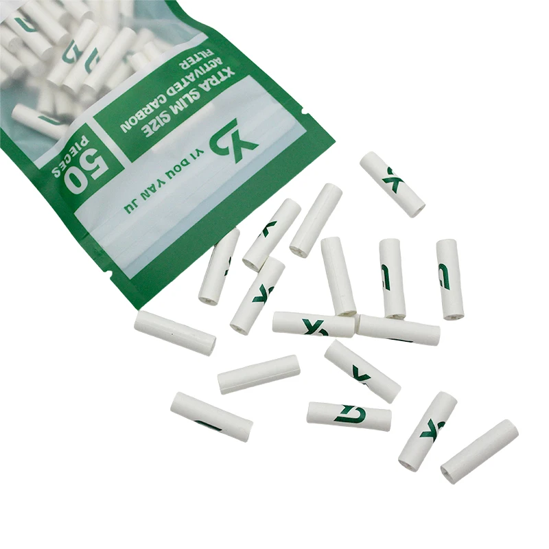 Non-clogging Ceramic Cigarette Filter 6 mm Activated Carbon Filter Element Cigarette Filter Accessory