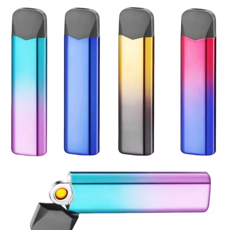 OEM ODM Factory Customized Disposable Equipment Smoke Accessories USB Cigarette Lighters