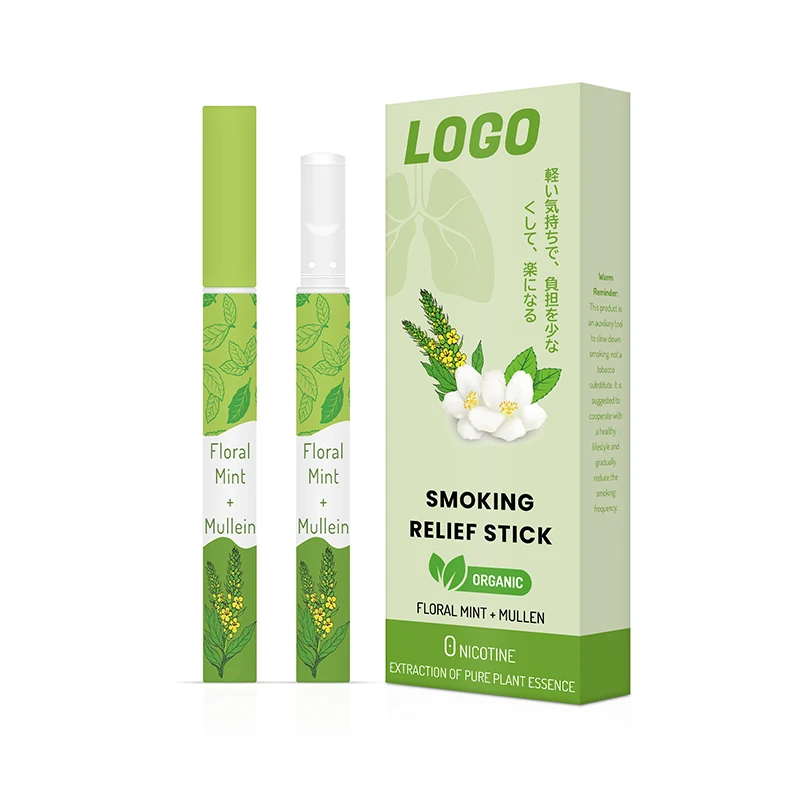 OEM Organic Herbal Lung Cleansing Cigarette Alternative Smoking Cessation Stick 15g Smoke Free and Nicotine Free