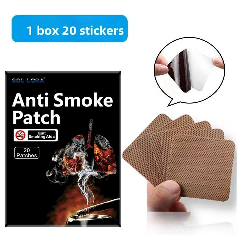 Portable 20 Piece Smoking Cessation Patches An Effective Smoking Cessation Aid That Is Easy To Use
