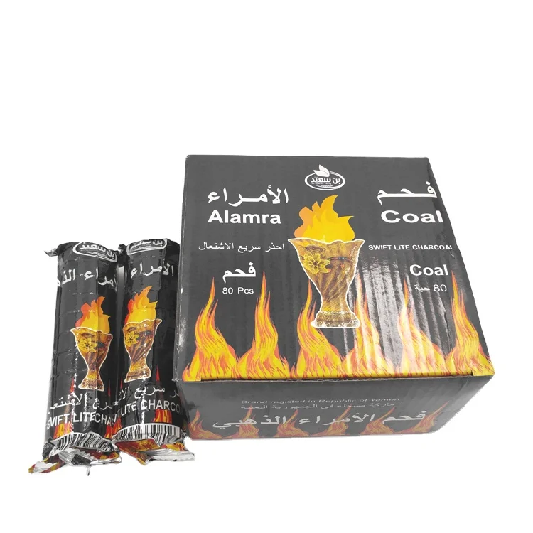 Quick Lighting Hookah Coal Shisha Products Coal Coconut
