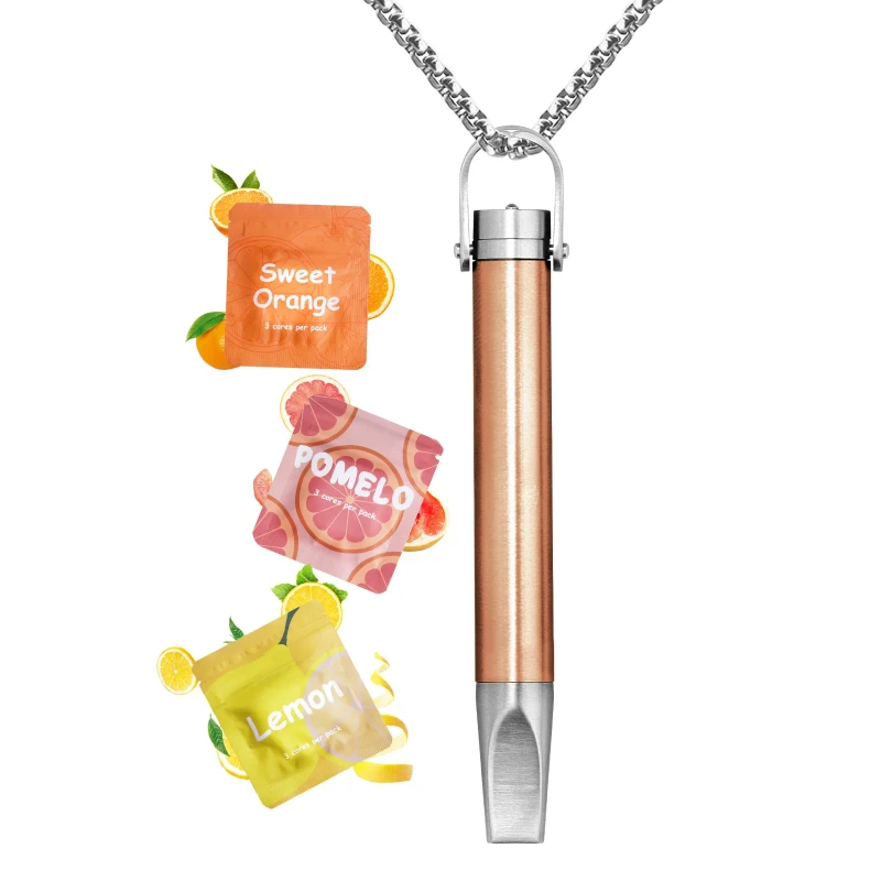 Quit Smoking Aid High Grade Metal Mindful Pendant Adjustable Airflow Control for Smoking Cessation Eco friendly