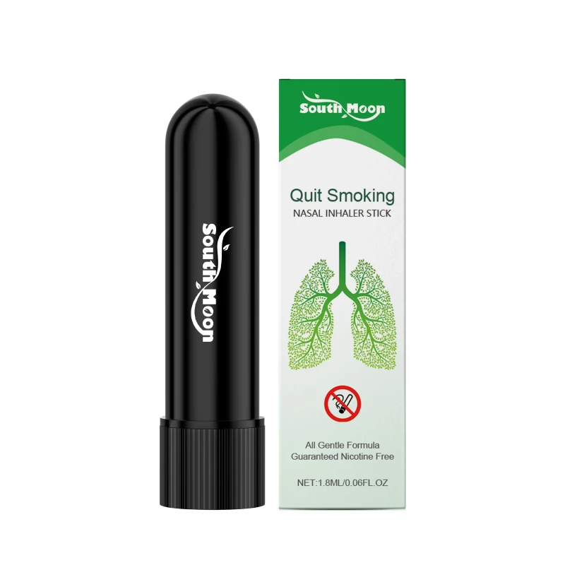 Quit Smoking Nasal Inhaler Stick Gentle Formula Fresh Scent Soothing Cough Assist Smoking Cessation Care Product