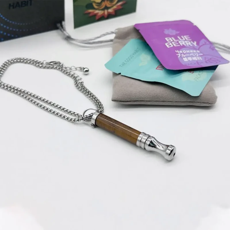 Quit Smoking Stick Wooden Inhaler Flavored Air Device Aromatherapy Cessation Alternative Fruity High Quality Custom Essential