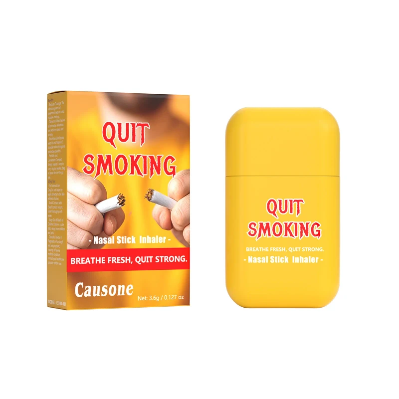 Refreshing and Invigorating Nasal Decongestant Anti smoking Craving Aid Nasal Inhaler Energy Bar