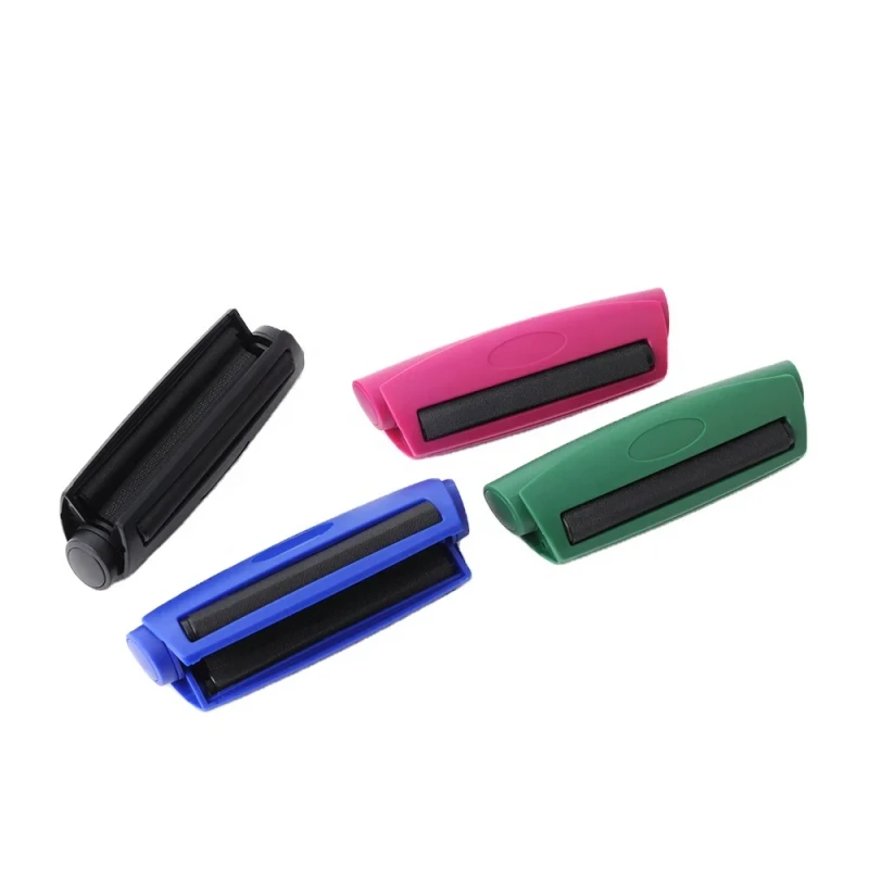 Stock Portable 78mm 110mm King Size Manual Tobacco Rolling Maker Custom Logo Herb Roller Smoking Cigarette Rolling Machine