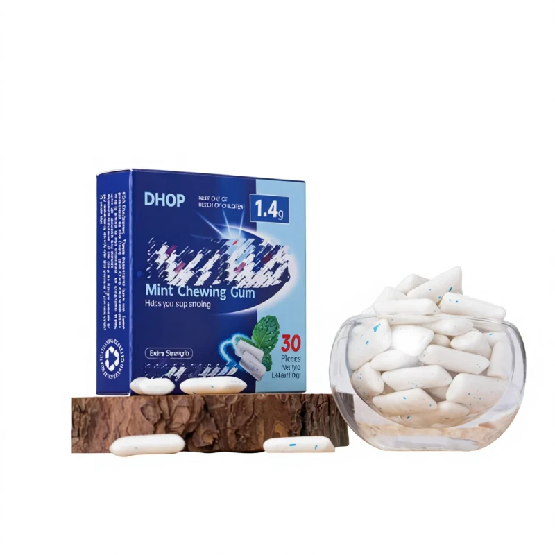 Stop Smoking Habit Replacement Gum Sugar Free Provides Oral Focus Fresh Breath Daily