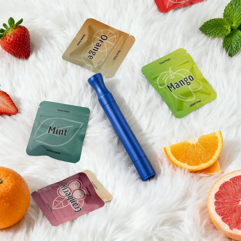 Stop Smoking Products Breath Easy Quit Smoking Stick Pastel Pocket Fruity Aromatherapy Inhaler Aluminum Cessation Aid
