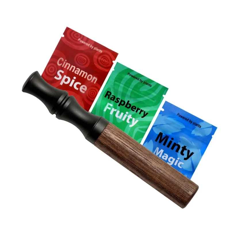 Nicotine Free Smokeless Air Inhaler Quit Smoking Inhaler Stick Wood Energy Bar Stop Smoking Custom Name or Logo