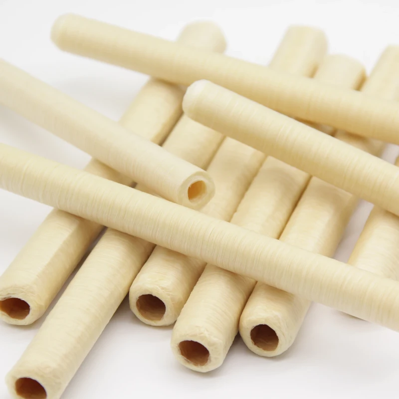 To Sausage Manufacturers High Speed Collagen Casing Pre-Tied & Less Breakage Boost Your Stuffer Output 17-55mm