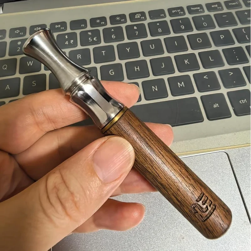 Walnut Wood Inhaler Stick Smoking Cessation Alternatives Nicotine Replacements Stress Relief Artifact