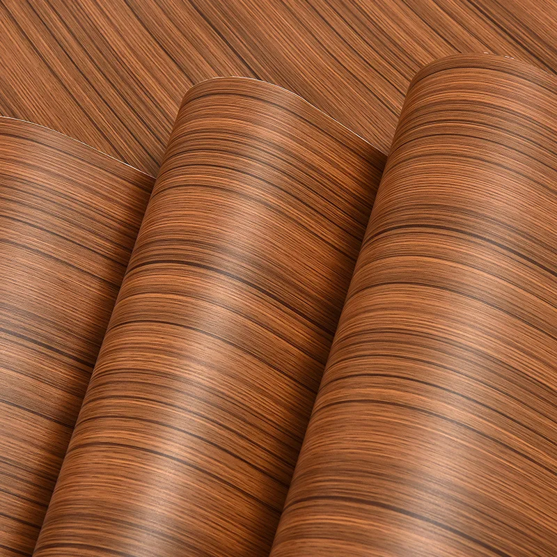Waterproof Peel and Stick Wallpaper Self Adhesive PVC Furniture Film in Wood Veneer Lamination Made of Plastic