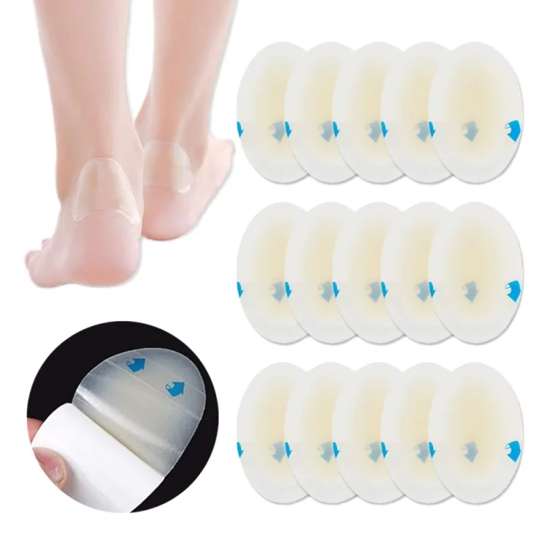 Women's Invisible Hydrogel Blister Pads Waterproof Silicone Gel Heel Liner Anti wear CE Certified
