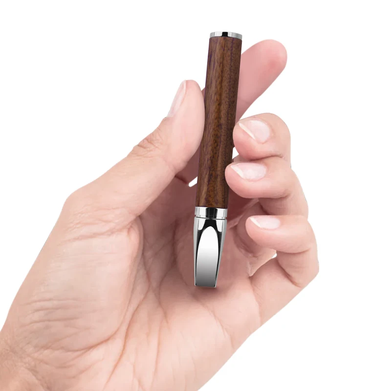Wooden Stainless Steel Quit Smoking Stick Electroless Keep You Awake Smokeless Inhaler