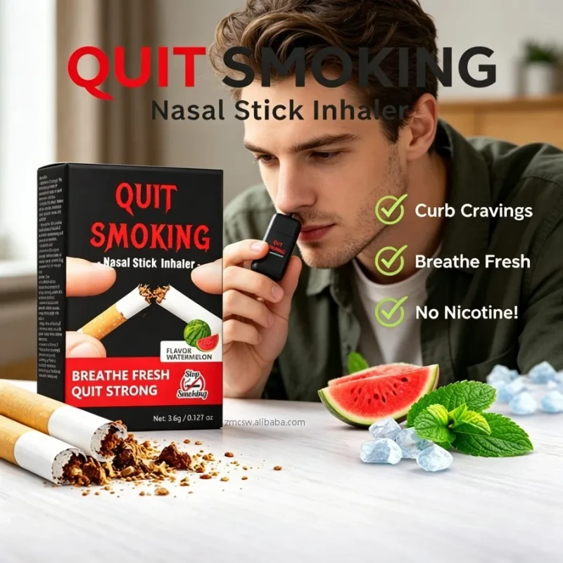 waterless oil diffuser Healthy Quit Smoking Herbal Essential Oils Safe and Has No Side Effects Suitable for Smokers Nasal Stick
